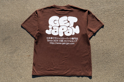 GET Japan Shop Tee Shirt (Chocolate)