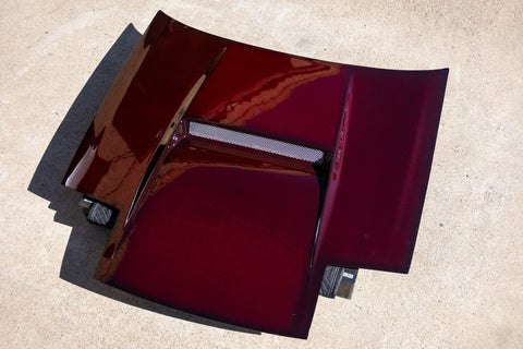 Mazda FC3S RX7 M Sports Red Carbon Hood