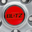 Blitz BRW03 Reproduction Center Caps *Red/Gold/Chrome*