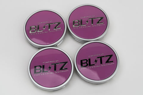 Blitz BRW03 Reproduction Center Caps *Pink/Silver*