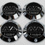 Yokohama AVS Model 6 Reproduction Center Caps *Chrome Limited Version*