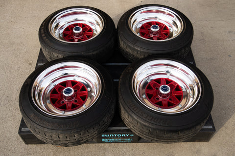 SSR MK3 13" 7.5J -8 (4x100) *Tires Included*