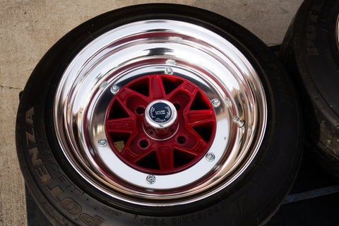 SSR MK3 13" 7.5J -8 (4x100) *Tires Included*