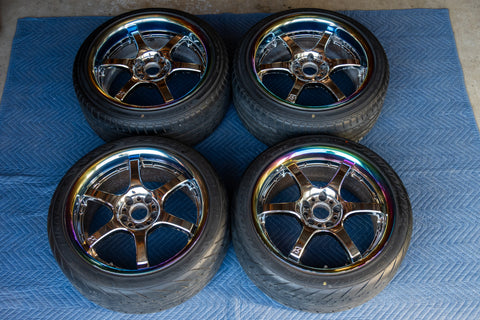 Rays Gramlights 57 Maximum Pro 18" 9.5J +35, 8.5J +25 (5x114.3)  *Tires Included*