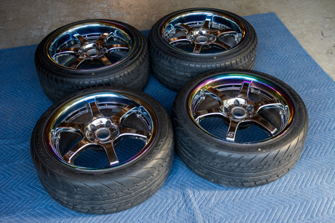 Rays Gramlights 57 Maximum Pro 18" 9.5J +35, 8.5J +25 (5x114.3)  *Tires Included*