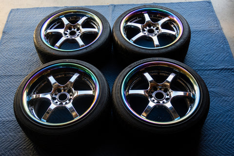 Rays Gramlights 57 Maximum Pro 18" 9.5J +35, 8.5J +25 (5x114.3)  *Tires Included*
