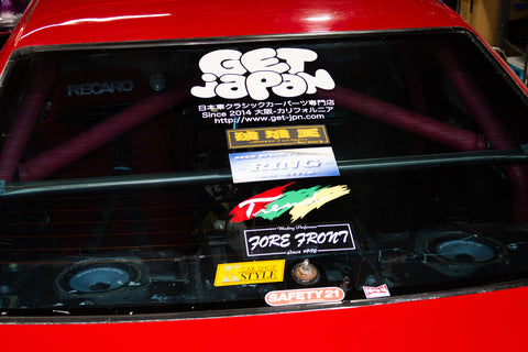 GET Japan Rear Window Sticker