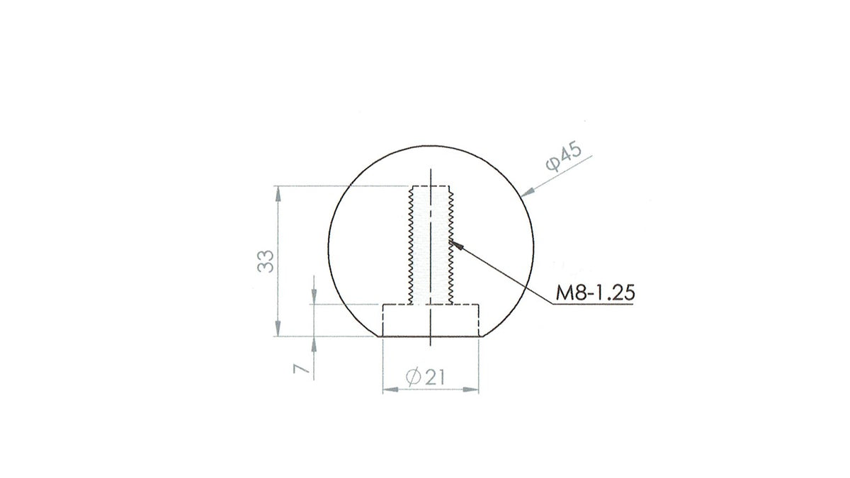 ARC Brazing Titanium Shift Knob