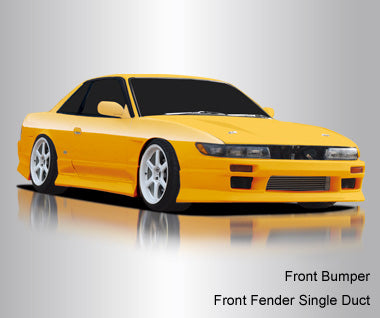 Missile K&M Spirit Nissan Silvia S13 Side Steps