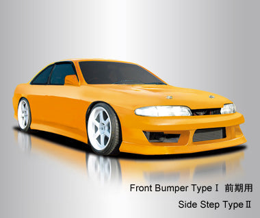 Missile K&M Spirit Nissan Silvia S14 Zenki 3-Piece Aero Set (Front Bumper, Side Steps, Rear Bumper)