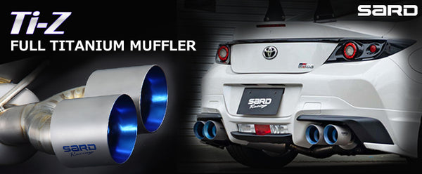 SARD Toyota 86 / Subaru BRZ (ZN6) Ti-Z Full Titanium Muffler (Quad Exit)