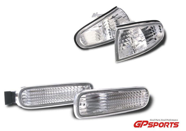 GP SPORTS Nissan Silvia (S14) Crystal Turn Signal and Corner Lens Set SILVIA Zenki