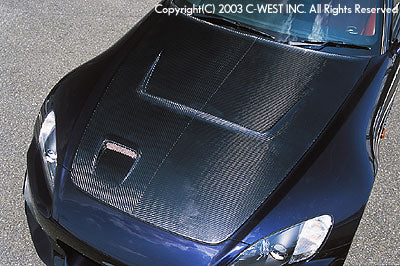 C-WEST Honda S2000 (AP1 / AP2) Aero Bonnet (FRP)