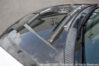 C-WEST Toyota Altezza (SXE10) Aero Bonnet (FRP)