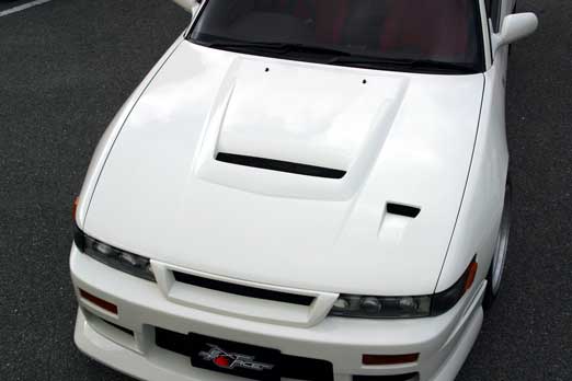 CHARGESPEED Nissan Silvia S13 / PS13 Bonnet with Ducts (FRP)