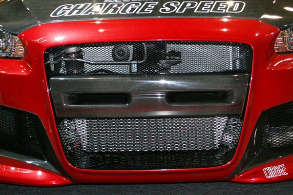 CHARGESPEED Mitsubishi Lancer Evolution X (CZ4A) Front Bumper CS Center (Carbon)