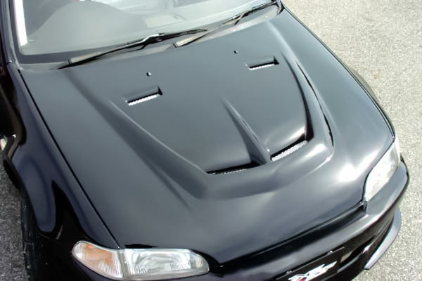 CHARGESPEED Honda Civic (EG) Bonnet (FRP with Ducts)