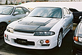 First Molding Nissan Skyline (ECR33) Aero Bonnet Aluminum Net