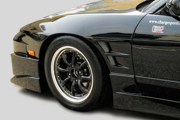 CHARGESPEED Nissan 180SX (RPS13) Front Fenders (All Models 20mm Wider per Side)