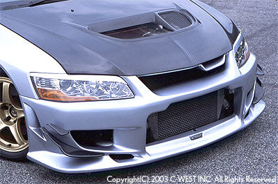C-WEST Mitsubishi Lancer Evolution VIII-IX (CT9A) Front Bumper (PFRP)