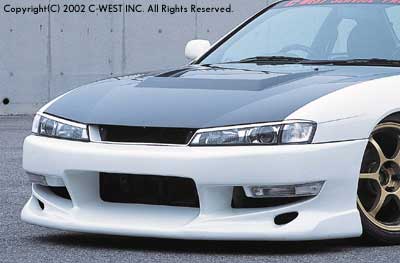 C-WEST Nissan Silvia S14 Front Bumper (Kouki) (PFRP)