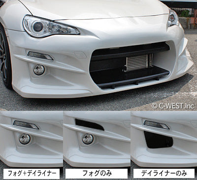 C-WEST Toyota 86 / Subaru BRZ (ZN6 / ZC6) Front Bumper with Fog Lights and Daylight Bar