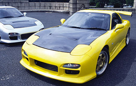 D.speed Mazda RX-7 (FD3S) Hell Cat Aero Bonnet (FRP)