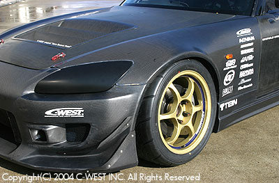 C-WEST Honda S2000 (AP1 / AP2) Front Fenders (Right Side) (CFRP)