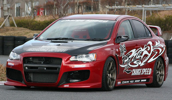 CHARGESPEED Mitsubishi Lancer Evolution X (CZ4A) 3 Piece Kit Front, Side and Rear (FRP)