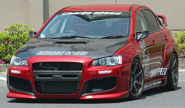 CHARGESPEED Mitsubishi Lancer Evolution X (CZ4A) 3 Piece Kit Front, Side and Rear (FRP) 2