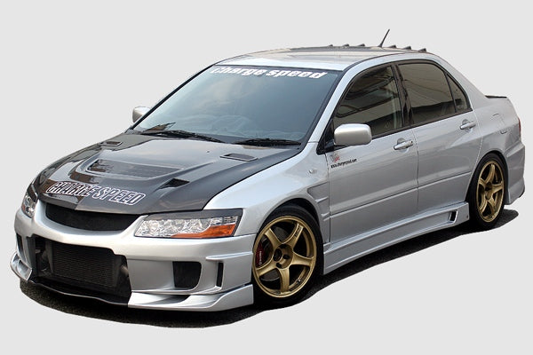 CHARGESPEED Mitsubishi Lancer Evolution VIII (CT9A) 3 Piece Kit (Bumper)