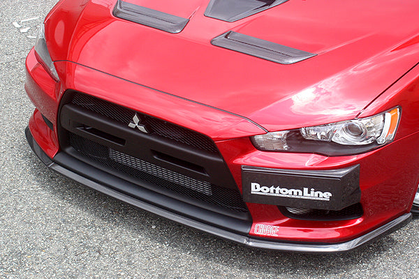 CHARGESPEED Mitsubishi Lancer Evolution X (CZ4A) Front Bottom Line TYPE-1 (FRP)