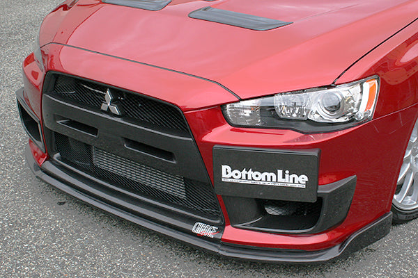 CHARGESPEED Mitsubishi Lancer Evolution X (CZ4A) Front Bottom Line TYPE-2 (FRP)
