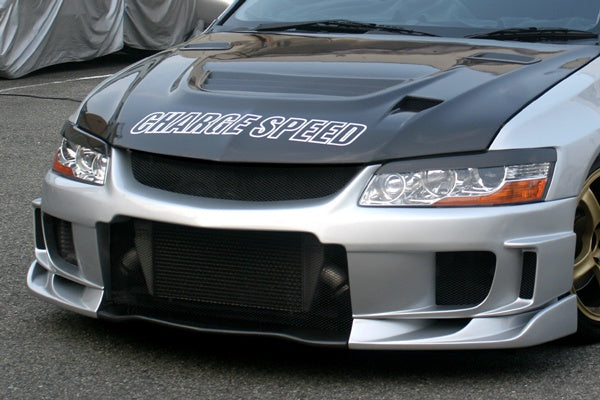 CHARGESPEED Mitsubishi Lancer Evolution VIII (CT9A) Front Bumper (TYPE-2)
