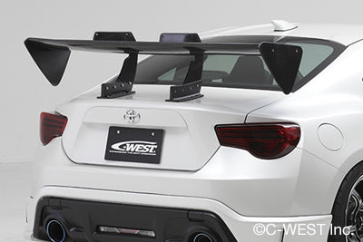 C-WEST Toyota 86 / Subaru BRZ (ZN6 / ZC6) GT Wing Swan Neck (86 and BRZ, Dedicated Fit)