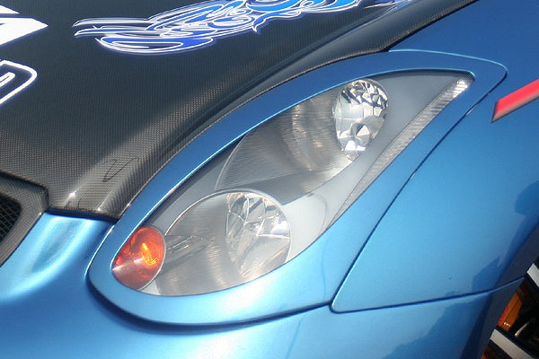 CHARGESPEED Nissan Skyline Coupe (CPV35) Headlight Covers (FRP) 2