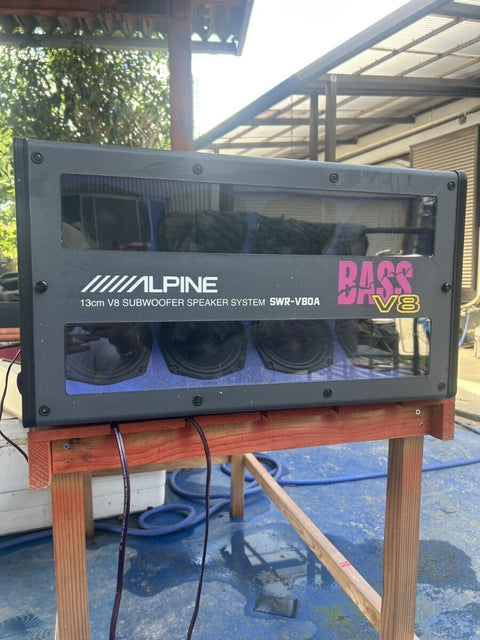 Alpine SWR-V80A Bass V8 Subwoofer System