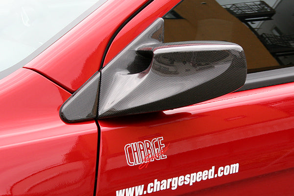 CHARGESPEED Mitsubishi Lancer Evolution X (CZ4A) Aero Mirrors (Carbon) 2