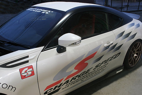 CHARGESPEED Subaru BRZ (ZC6) Series A to D Door Mirrors with LED Turn Signals with LED Daylight and Welcome Lamp (available in 13 OEM colors)
