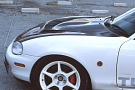 First Molding Mazda Roadster (NB8C) Aero Bonnet Aluminum Net