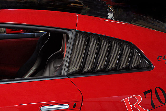 Top Secret R35 Side Window Visors