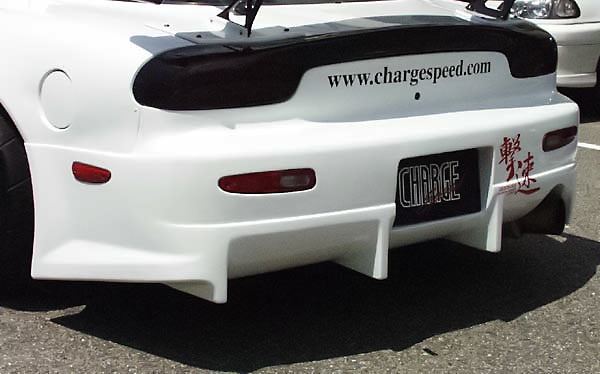 CHARGESPEED Mazda RX-7 (FD3S) Rear Bumper (for our wide fenders)