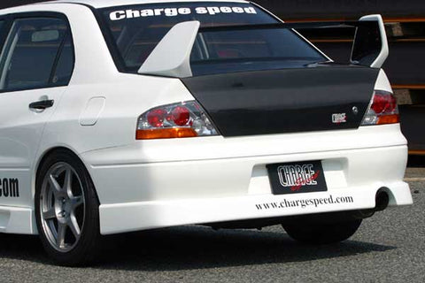 CHARGESPEED Mitsubishi Lancer Evolution VIII (CT9A) Rear Under Spoiler (Evo VII and VIII)