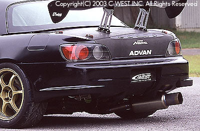 C-WEST Honda S2000 (AP1 / AP2) Rear Bumper (PFRP)