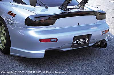 C-WEST Mazda RX-7 (FD3S) Rear Bumper (PFRP)