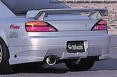 C-WEST Nissan Silvia S15 Rear Bumper (PFRP)