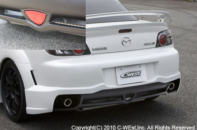 C-WEST Mazda RX-8 (SE3P) Rear Bumper (Zenki) (PFRP)