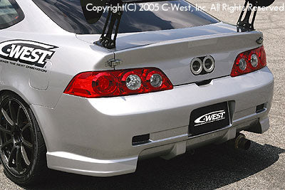 C-WEST Honda Integra (DC5) Rear Bumper (Kouki, Type II) (PFRP)