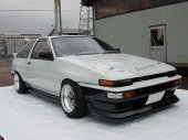 J Blood Toyota Sprinter Trueno (AE86) Side Steps (Soft FRP) (Zenki and Kouki, Pair)