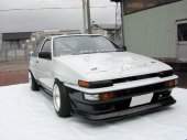 J Blood Toyota Sprinter Trueno (AE86) Front Bumper Spoiler (FRP) (Kouki)
